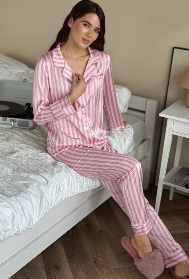 Пижама женская шелковая V.Velika 142-23PP фото