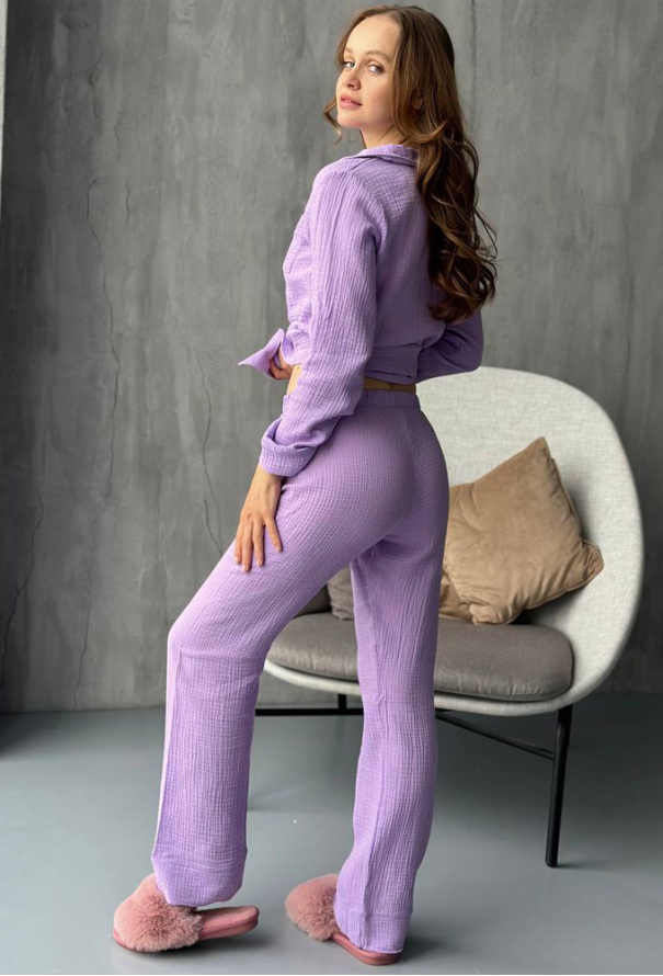 Пижама женская муслиновая V.Velika 143-23LV фото