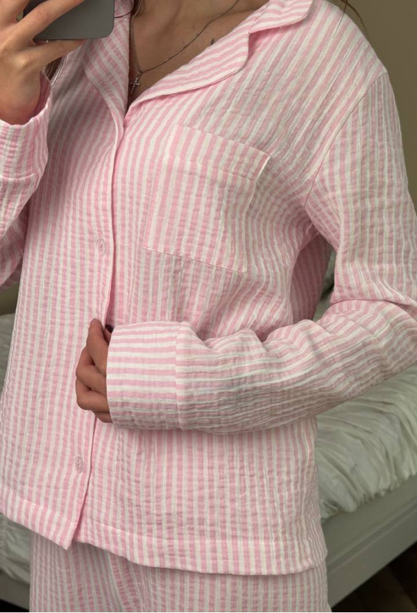 Пижама женская муслиновая V.Velika 143-23RZS фото