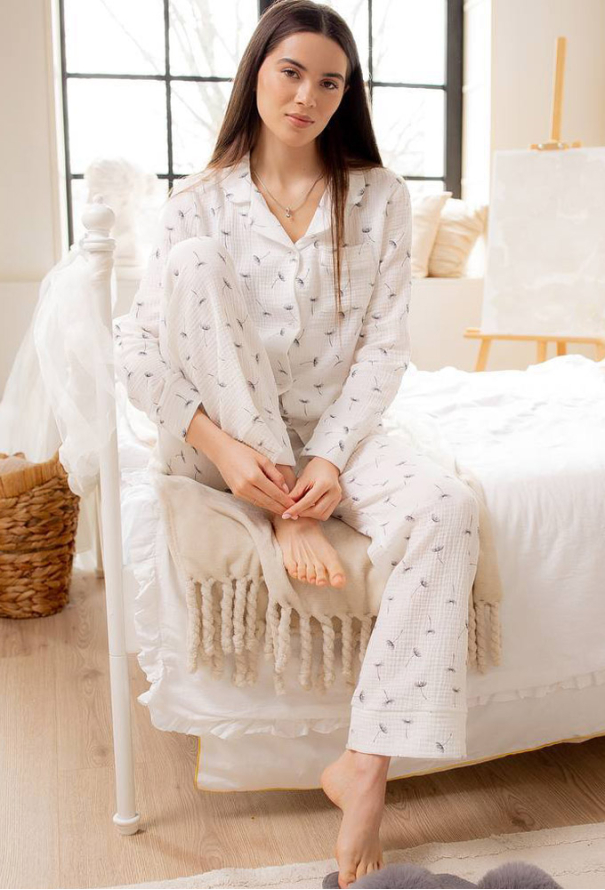 Піжама жіноча муслінова V.Velika 143-23KB фото
