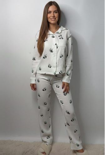 Піжама жіноча муслінова V.Velika 143-23PN