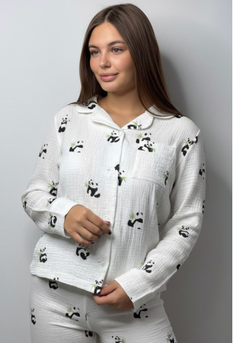 Пижама женская муслиновая V.Velika 143-23PN