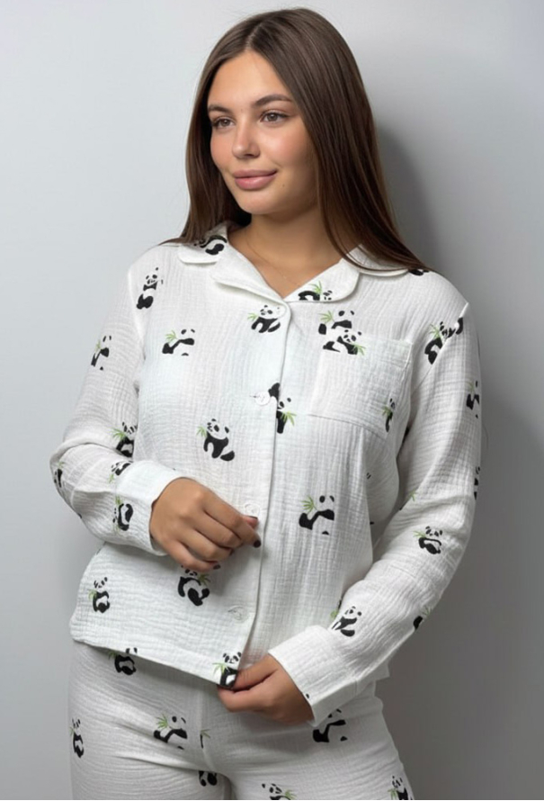 Піжама жіноча муслінова V.Velika 143-23PN фото