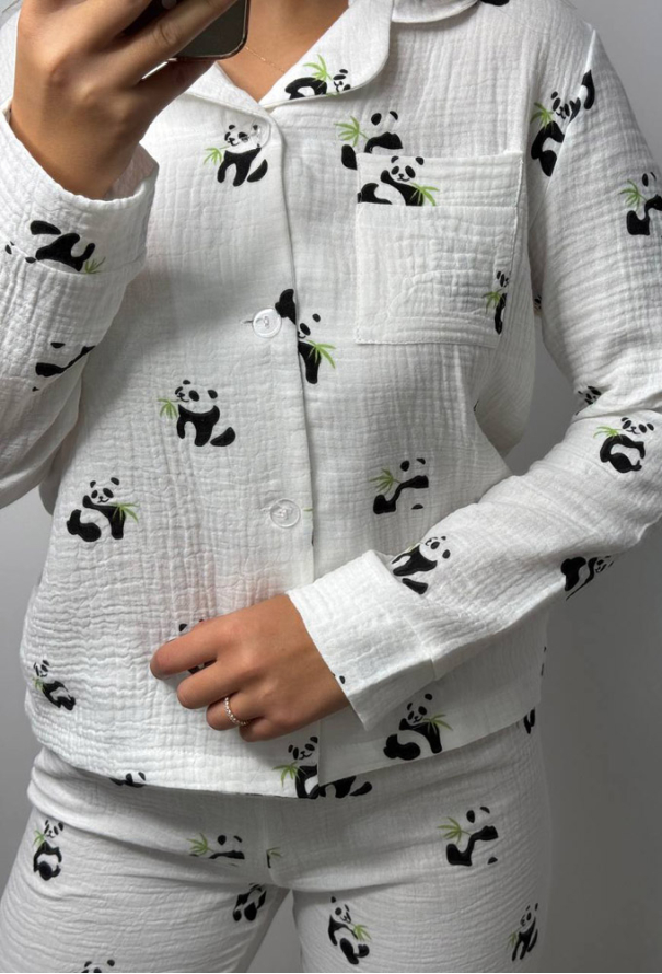 Піжама жіноча муслінова V.Velika 143-23PN фото