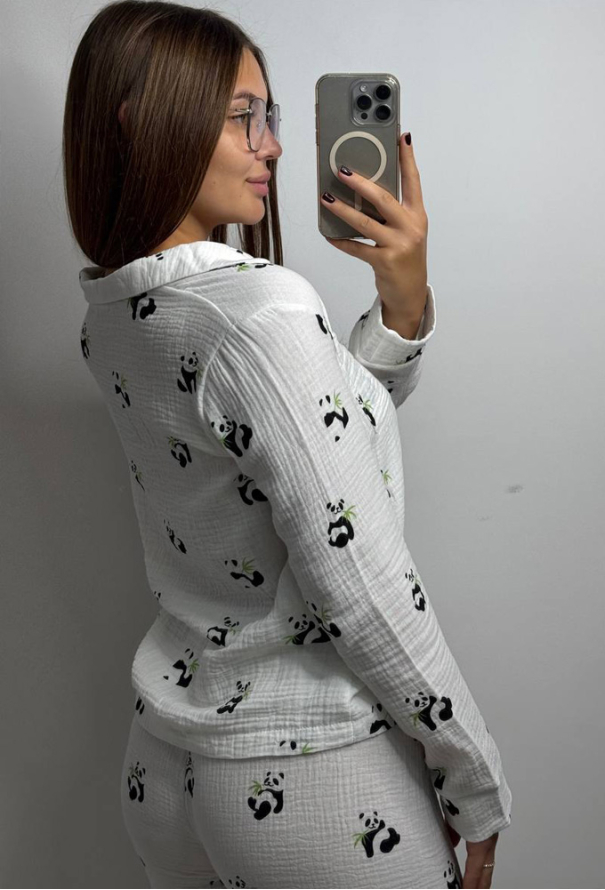 Піжама жіноча муслінова V.Velika 143-23PN фото