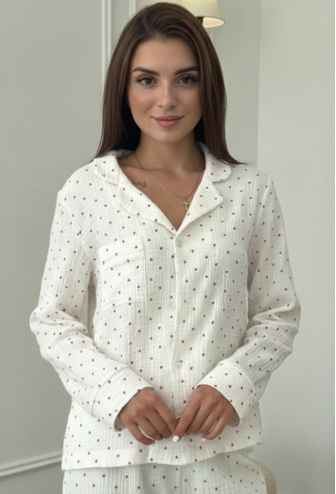 Пижама женская муслиновая V.Velika 143-23CDS