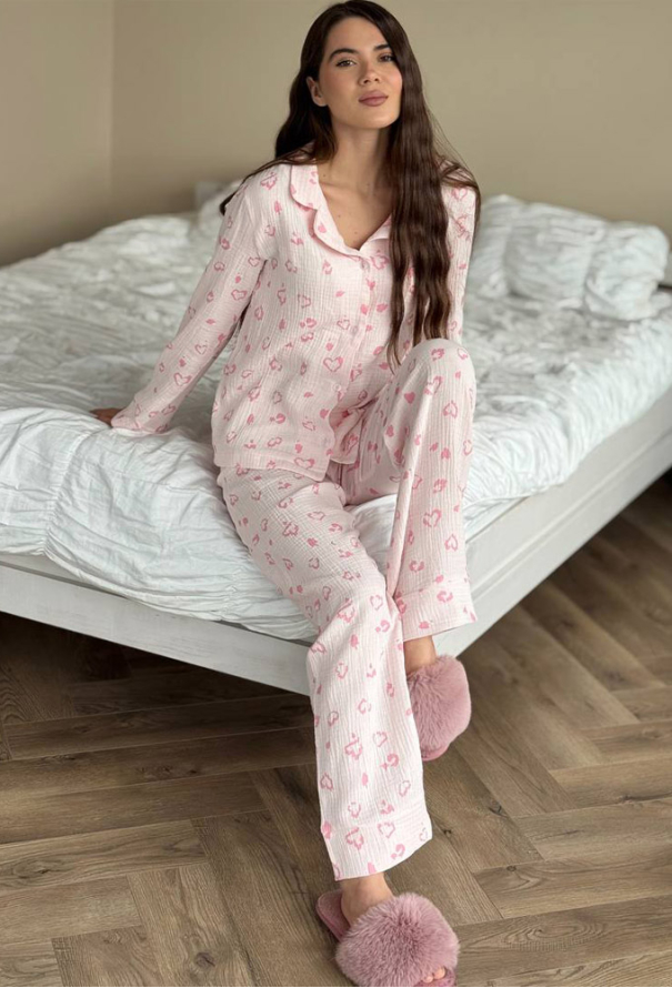 Піжама жіноча муслінова V.Velika 143-23RZ фото