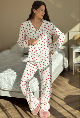 Піжама жіноча муслінова V.Velika 143-23PL