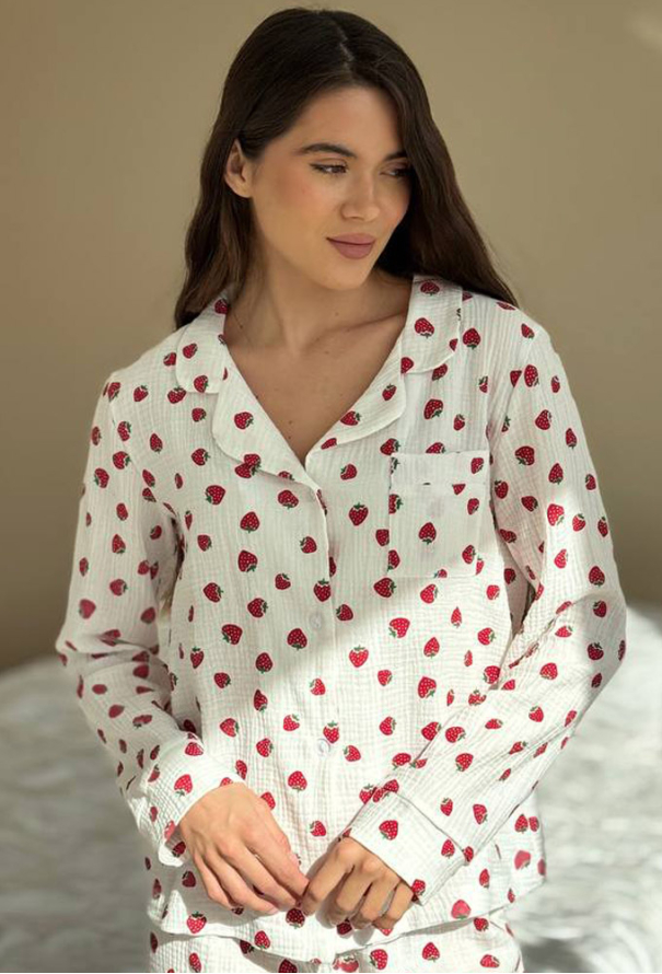 Піжама жіноча муслінова V.Velika 143-23PL фото