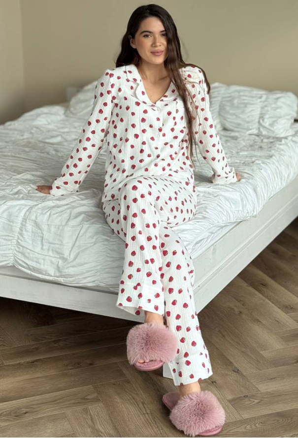 Піжама жіноча муслінова V.Velika 143-23PL фото