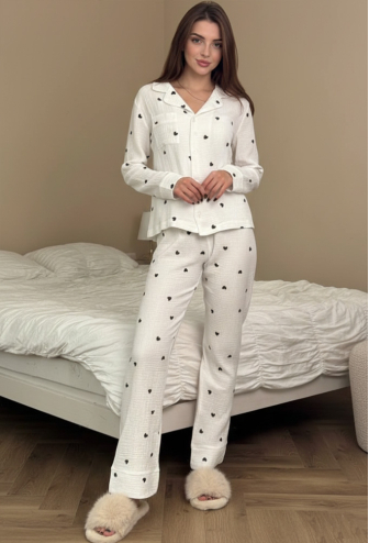Піжама жіноча муслінова V.Velika 143-23CHS