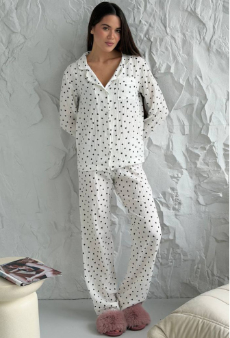 Пижама женская муслиновая V.Velika 143-23CHS