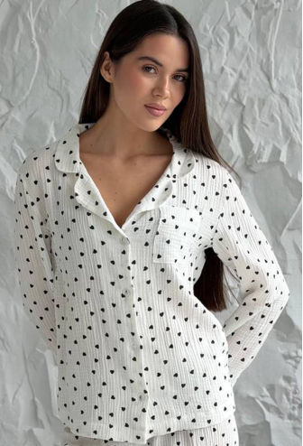 Пижама женская муслиновая V.Velika 143-23CHS