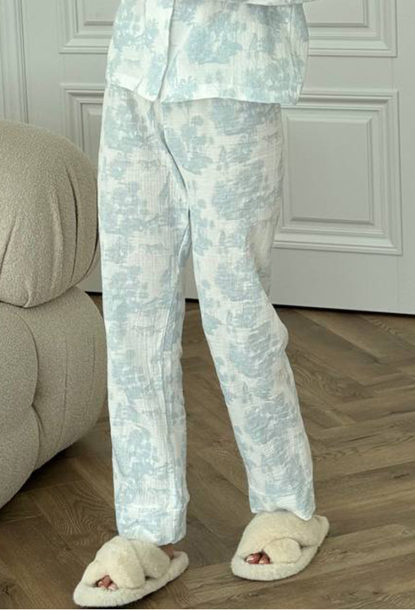 Пижама женская муслиновая V.Velika 143-23SD фото