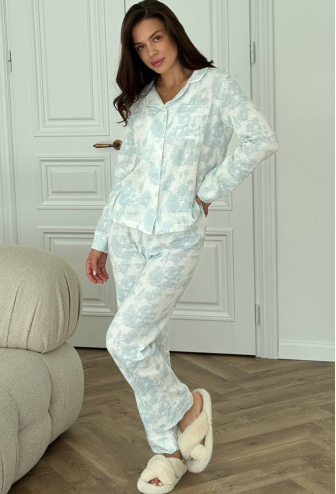 Пижама женская муслиновая V.Velika 143-23SND