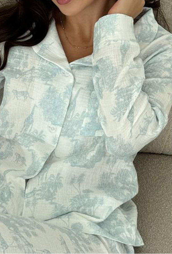 Пижама женская муслиновая V.Velika 143-23SD фото