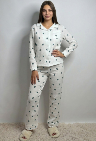 Піжама жіноча муслінова V.Velika 143-23KT