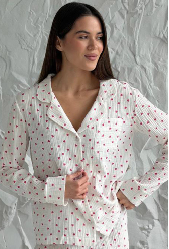 Пижама женская муслиновая V.Velika 143-23MS