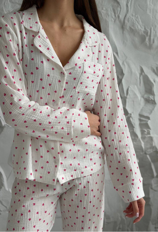 Пижама женская муслиновая V.Velika 143-23MS фото