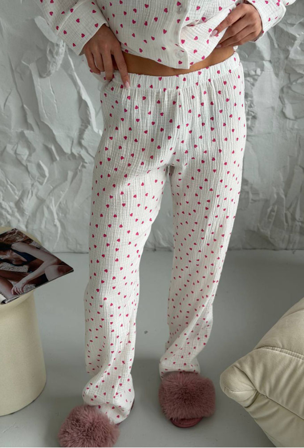 Пижама женская муслиновая V.Velika 143-23MS фото