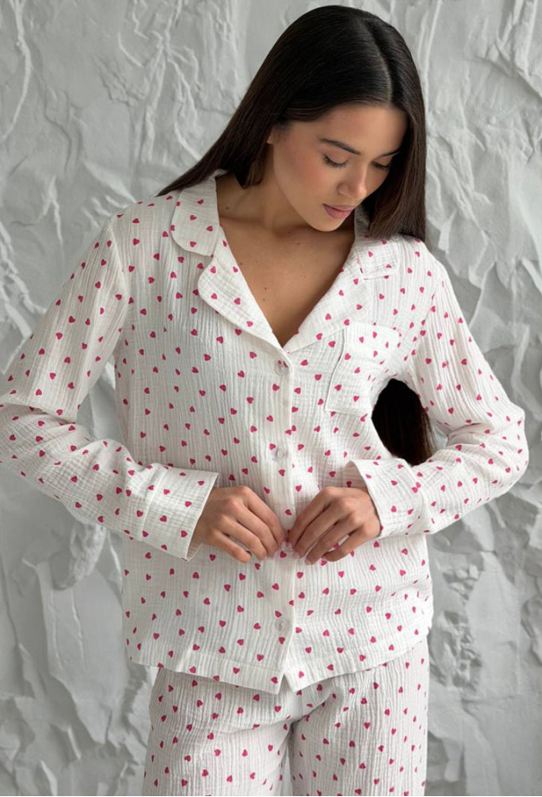 Пижама женская муслиновая V.Velika 143-23MS фото