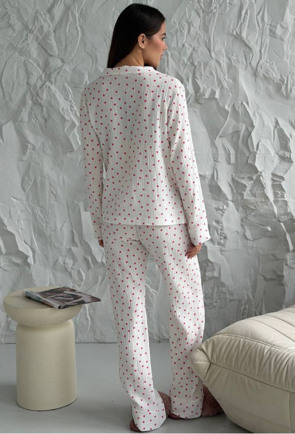 Пижама женская муслиновая V.Velika 143-23MS фото