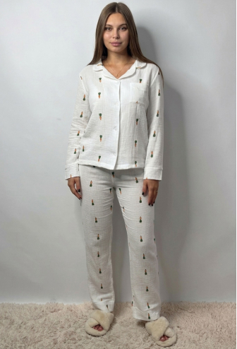 Пижама женская муслиновая V.Velika 143-23MV