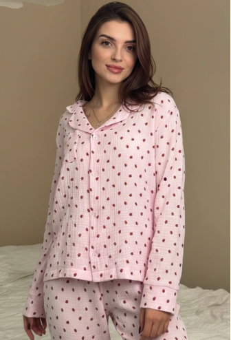 Пижама женская муслиновая V.Velika 143-23RS