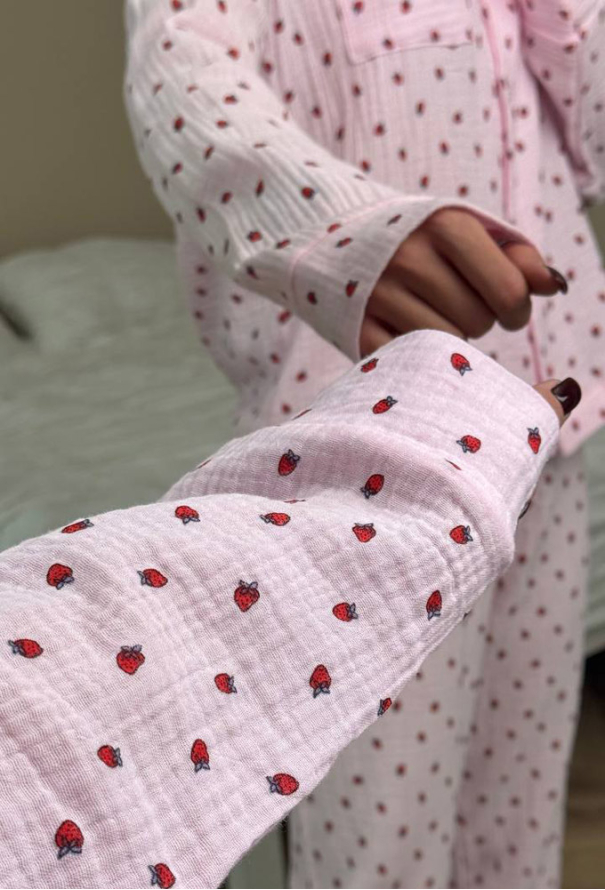 Пижама женская муслиновая V.Velika 143-23RZS фото