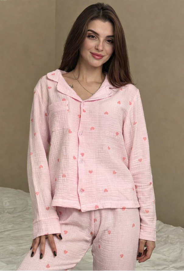 Піжама жіноча муслінова V.Velika 143-23RRS фото