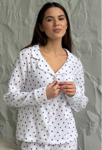 Пижама женская муслиновая V.Velika 143-23SU