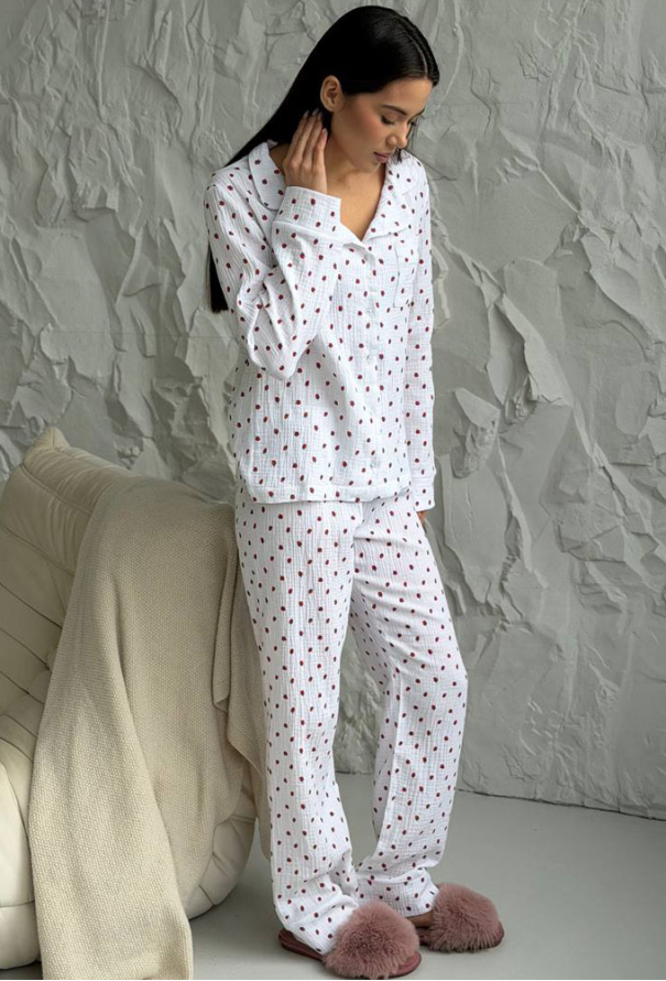 Пижама женская муслиновая V.Velika 143-23SU фото