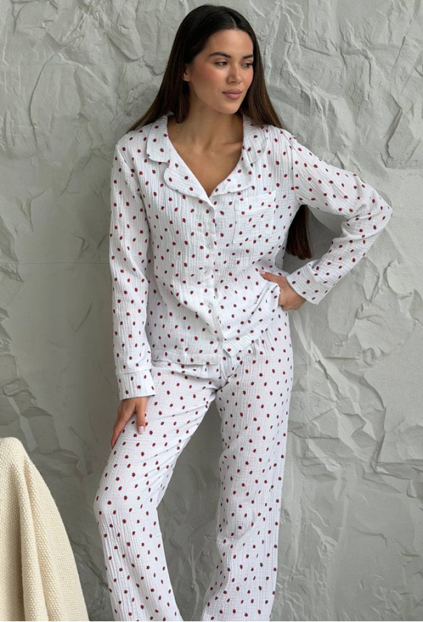 Пижама женская муслиновая V.Velika 143-23SU фото