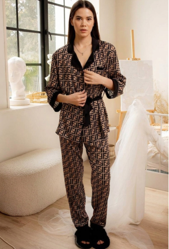 Пижама женская шелковая V.Velika 148-23F