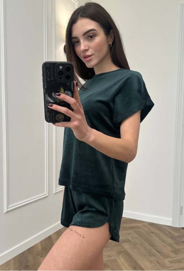 Пижама женская велюровая V.Velika 153-23SM фото