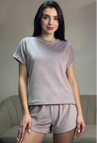 Пижама женская велюровая V.Velika 153-23PP