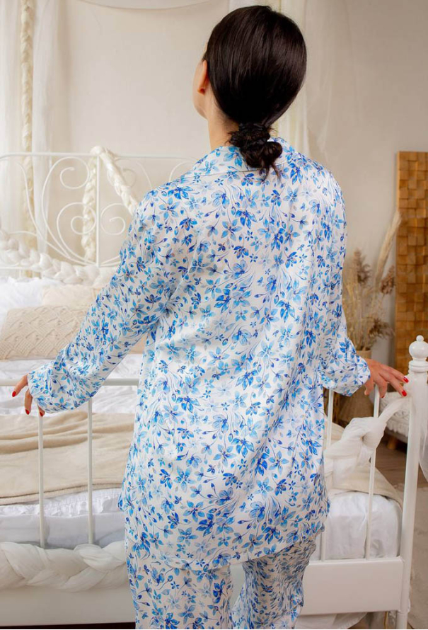 Пижама женская шелковая V.Velika 159-24KV фото