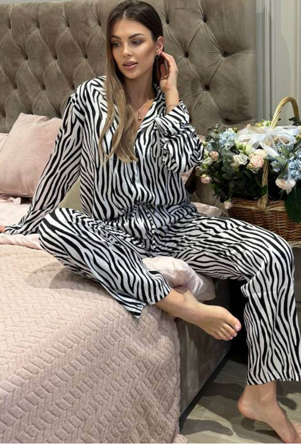 Пижама женская шелковая V.Velika 159-24ZCW фото