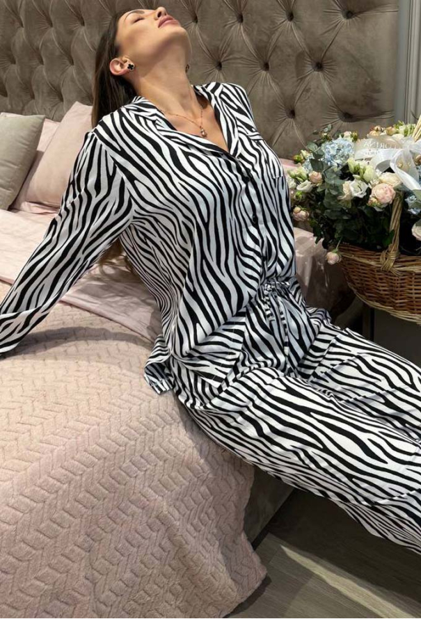 Пижама женская шелковая V.Velika 159-24ZCW фото