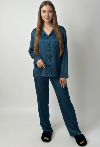 Пижама женская шелковая V.Velika 159-24TSM