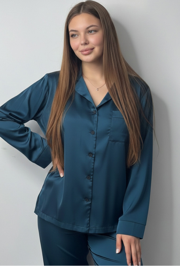 Пижама женская шелковая V.Velika 159-24TSM фото