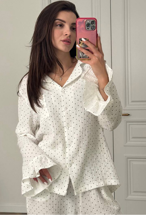 Піжама жіноча муслінова V.Velika 185-24CHG фото