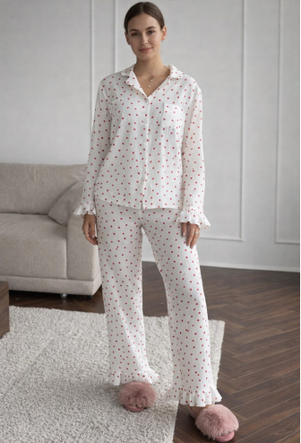 Пижама женская муслиновая V.Velika 185-24BKS