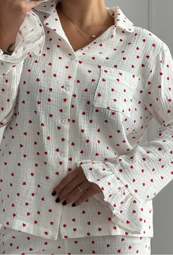 Пижама женская муслиновая V.Velika 185-24BKS фото