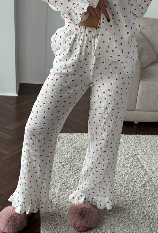 Пижама женская муслиновая V.Velika 185-24BKS фото