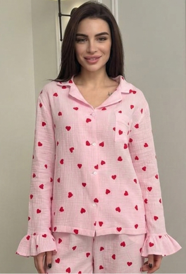 Пижама женская муслиновая V.Velika 185-24RKKS фото