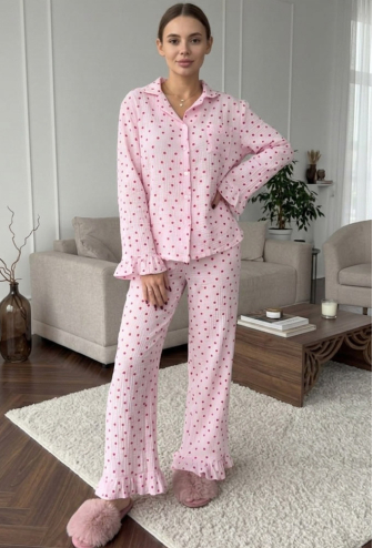 Пижама женская муслиновая V.Velika 185-24RMCS