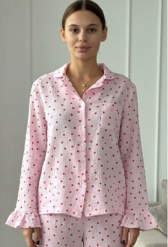 Піжама жіноча муслінова V.Velika 185-24RMCS