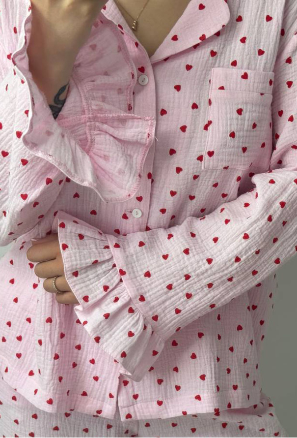 Пижама женская муслиновая V.Velika 185-24RMCS фото