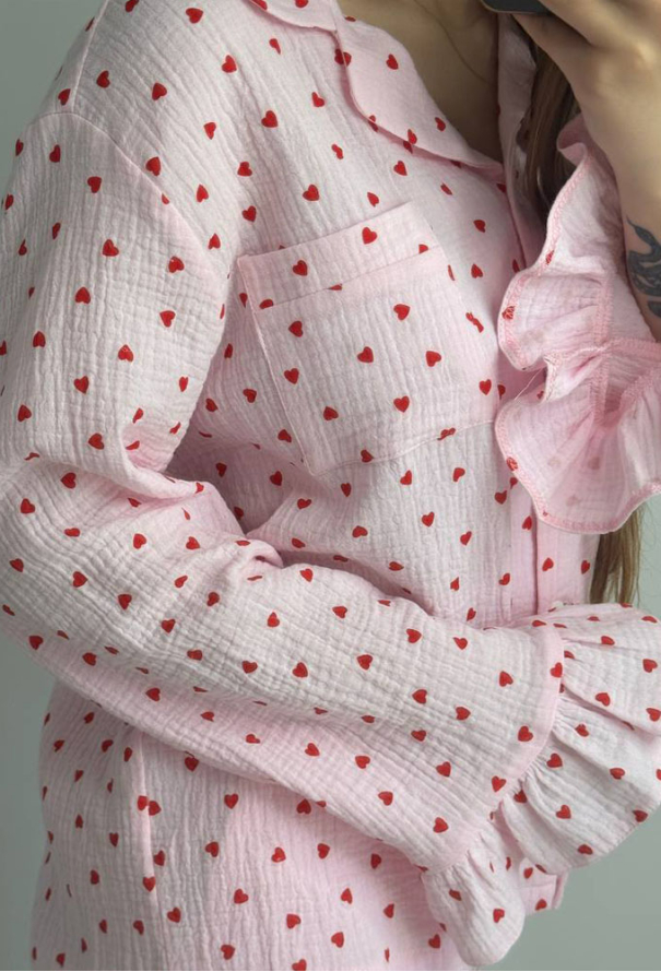 Пижама женская муслиновая V.Velika 185-24RMCS фото